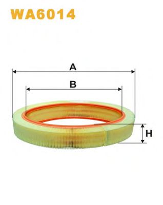 WIX FILTERS wa6014 -  Воздушный фильтр